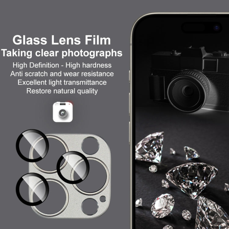 For iPhone 16 Pro / 16 Pro Max IMAK Metal Armor Premium Camera Protector Film(Grey) by imak