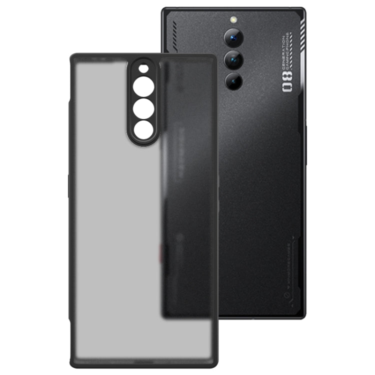 For ZTE nubia Red Magic 8 Pro imak UX-9B Series Four Corners Tiny Airbag Shockproof Phone Case(Black) by imak