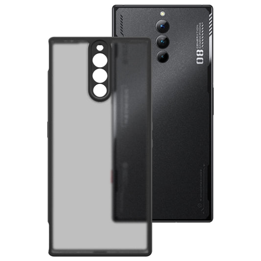 For ZTE nubia Red Magic 8 Pro+ imak UX-9B Series Four Corners Tiny Airbag Shockproof Phone Case(Black) by imak