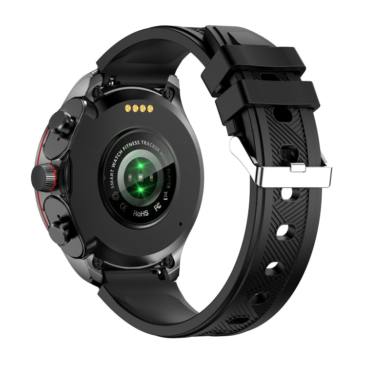 LC19 1.53 inch 2 in 1 Bluetooth Earphone IP67 Waterproof Smart Watch, Support Sleep Monitoring(Black) by bashfashion