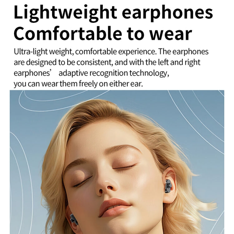 LC19 1.53 inch 2 in 1 Bluetooth Earphone IP67 Waterproof Smart Watch, Support Sleep Monitoring(Black) by bashfashion