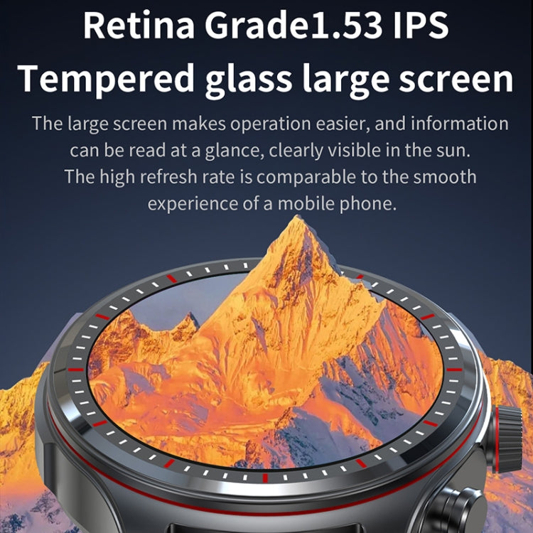 LC19 1.53 inch 2 in 1 Bluetooth Earphone IP67 Waterproof Smart Watch, Support Sleep Monitoring(Black) by bashfashion