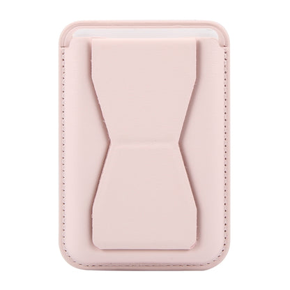 MagSafe Magnetic Wallet Card Hourglass Fold Holder Case(Pink) by bashfashion