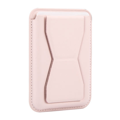 MagSafe Magnetic Wallet Card Hourglass Fold Holder Case(Pink) by bashfashion