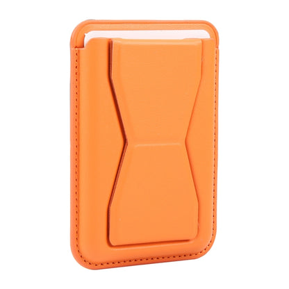 MagSafe Magnetic Wallet Card Hourglass Fold Holder Case(Orange) by bashfashion