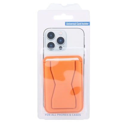 MagSafe Magnetic Wallet Card Hourglass Fold Holder Case(Orange) by bashfashion