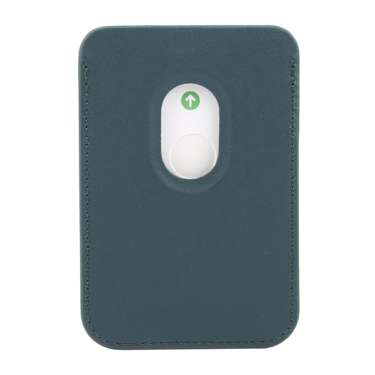 MagSafe Magnetic Wallet Card Hourglass Fold Holder Case(Deep Green) by bashfashion