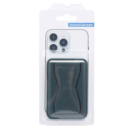 MagSafe Magnetic Wallet Card Hourglass Fold Holder Case(Deep Green) by bashfashion