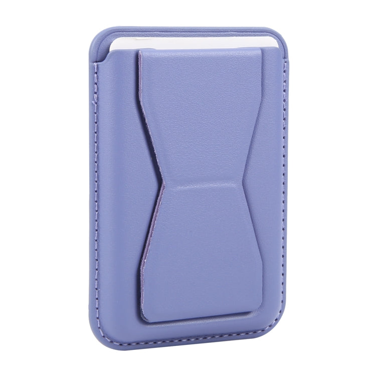 MagSafe Magnetic Wallet Card Hourglass Fold Holder Case(Lavender) by bashfashion