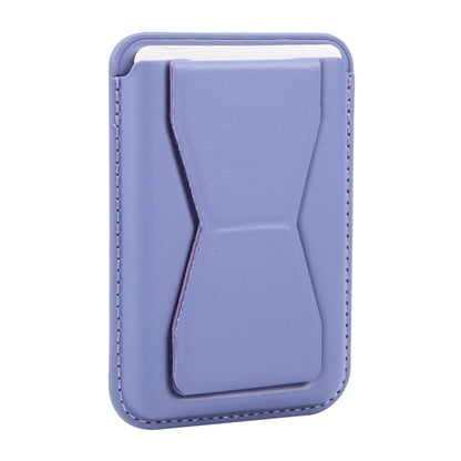 MagSafe Magnetic Wallet Card Hourglass Fold Holder Case(Lavender) by bashfashion