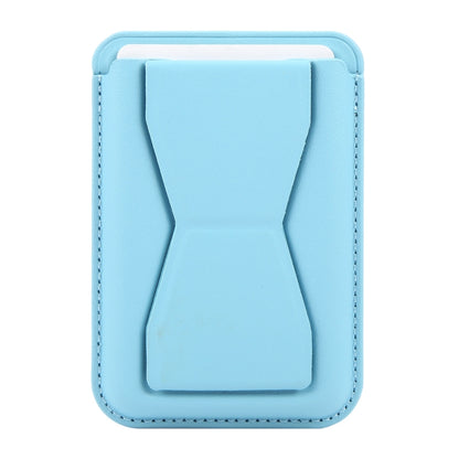 MagSafe Magnetic Wallet Card Hourglass Fold Holder Case(Sky Blue) by bashfashion