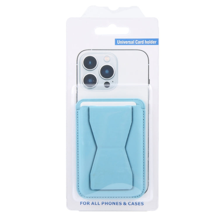MagSafe Magnetic Wallet Card Hourglass Fold Holder Case(Sky Blue) by bashfashion