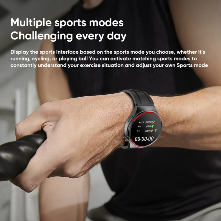 MT78 1.43 inch IP67 Waterproof Smart Watch, Support Sleep Monitoring(Black) by bashfashion