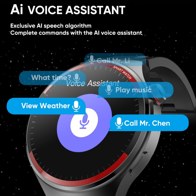 MT78 1.43 inch IP67 Waterproof Smart Watch, Support Sleep Monitoring(Black) by bashfashion