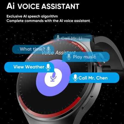 MT78 1.43 inch IP67 Waterproof Smart Watch, Support Sleep Monitoring(Black) by bashfashion