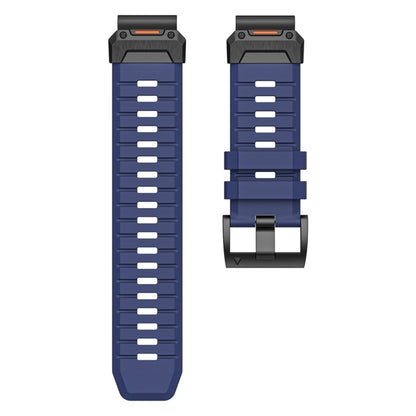 For Garmin Fenix 7 Fluororubber Quick Release Watch Band(Blue) by bashfashion