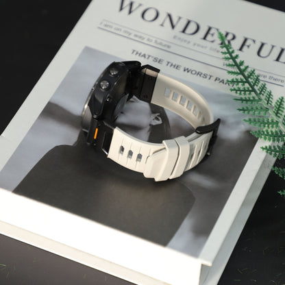 For Garmin Fenix 7 Fluororubber Quick Release Watch Band(Starlight) by bashfashion