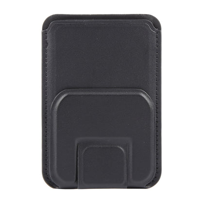 MagSafe Magnetic Wallet Card Square Fold Holder Case(Black) by bashfashion