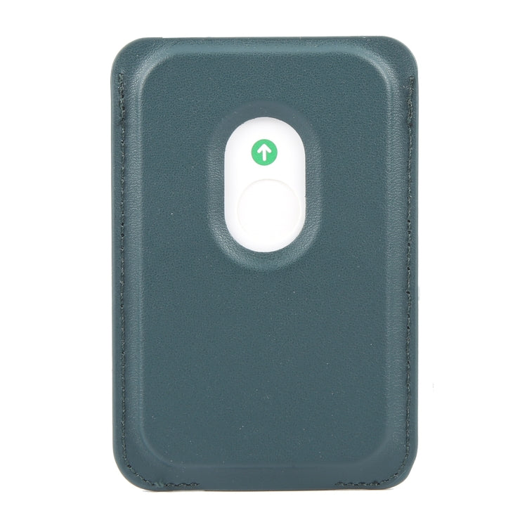 MagSafe Magnetic Wallet Card Square Fold Holder Case(Deep Green) by bashfashion