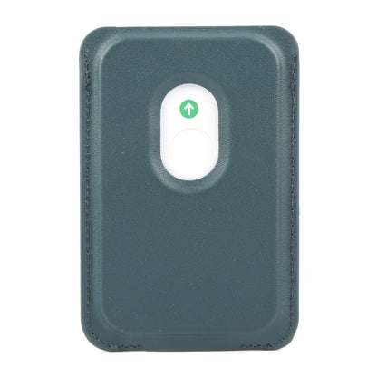 MagSafe Magnetic Wallet Card Square Fold Holder Case(Deep Green) by bashfashion