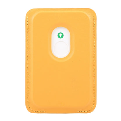 MagSafe Magnetic Wallet Card Square Fold Holder Case(Yellow) by bashfashion