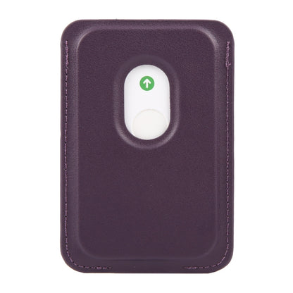 MagSafe Magnetic Wallet Card Square Fold Holder Case(Purple) by bashfashion