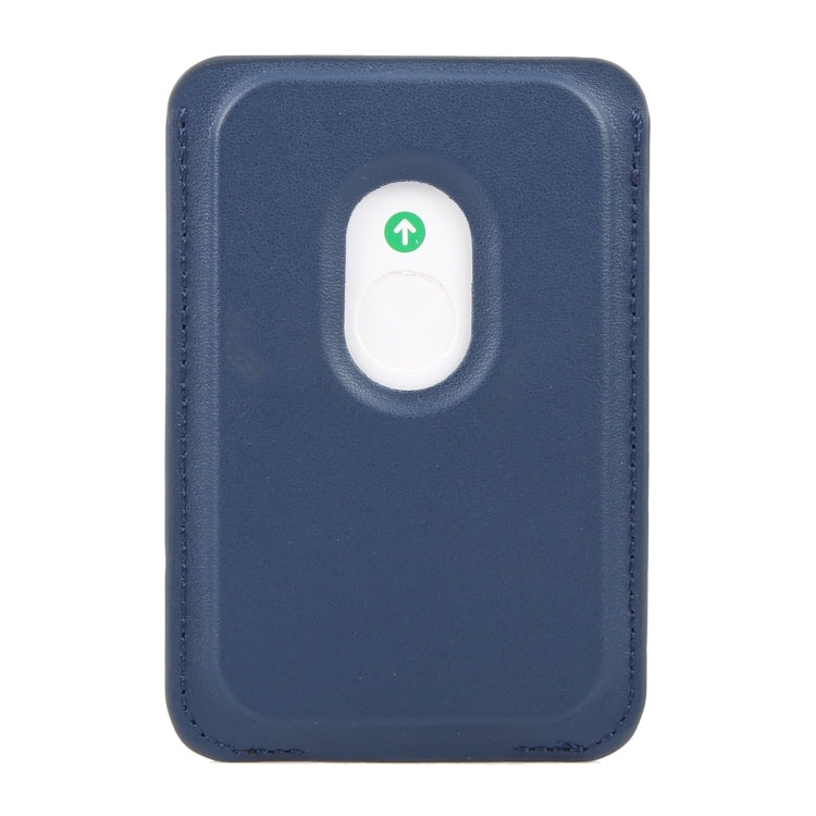 MagSafe Magnetic Wallet Card Square Fold Holder Case(Blue) by bashfashion