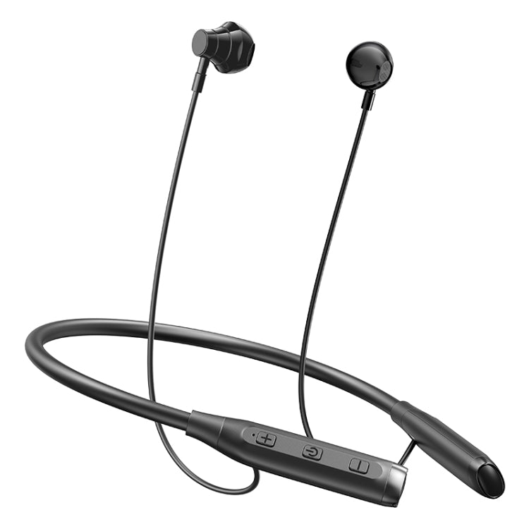 USAMS YQ24 YQ Series BT5.3 Neck-mounted Sports Bluetooth Earphone(Black) by USAMS