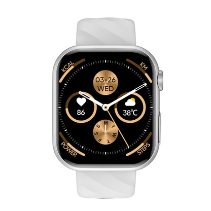 MT500 1.97 inch IP67 Waterproof Smart Watch, Support Electrocardiogram / Temperature Measurement(White) by bashfashion