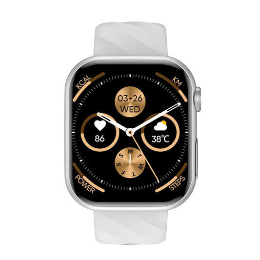 MT500 1.97 inch IP67 Waterproof Smart Watch, Support Electrocardiogram / Temperature Measurement(White) by bashfashion