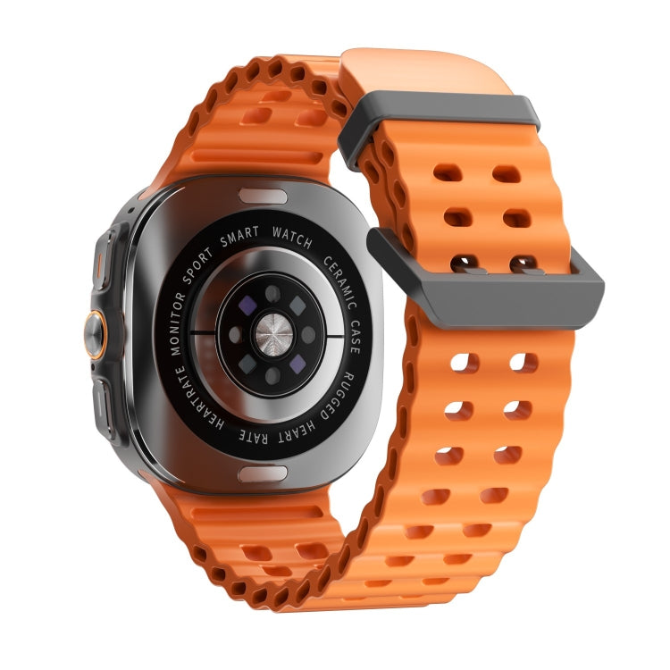 W7 1.43 inch IP68 Waterproof Smart Watch, Support Sedentary Reminder / Sleep Monitoring(Orange) by bashfashion
