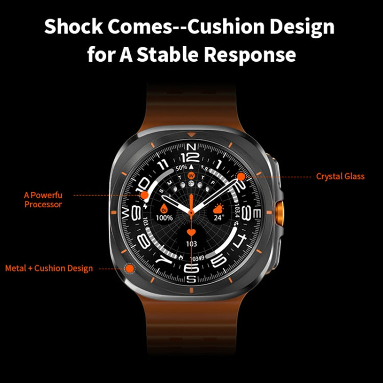 W7 1.43 inch IP68 Waterproof Smart Watch, Support Sedentary Reminder / Sleep Monitoring(Orange) by bashfashion