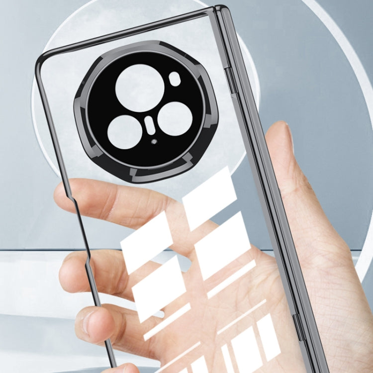 For Honor Magic V3 GKK Integrated Magnetic Fold Hinge Shockproof Phone Case(Silver) by GKK