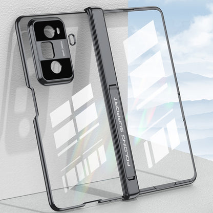 For Honor Magic Vs3 GKK Integrated Magnetic Fold Hinge Shockproof Phone Case(Black) by GKK