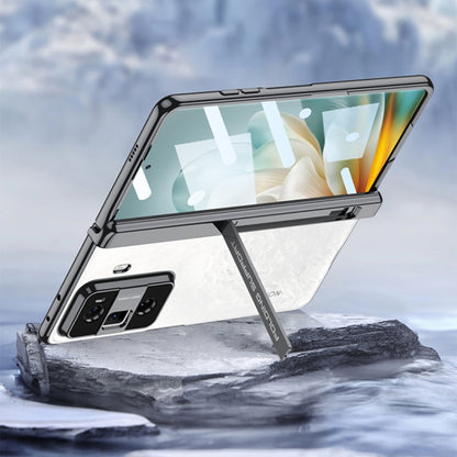 For Honor Magic Vs3 GKK Integrated Magnetic Fold Hinge Shockproof Phone Case(Black) by GKK