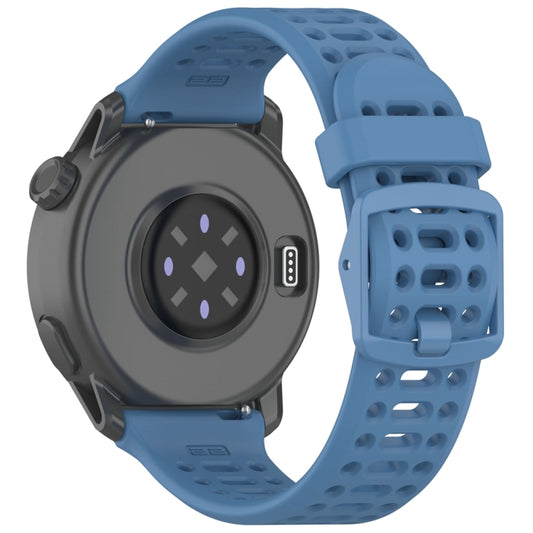 For COROS PACE 3 Color Buckle Liquid Silicone Strap(Blue) by bashfashion
