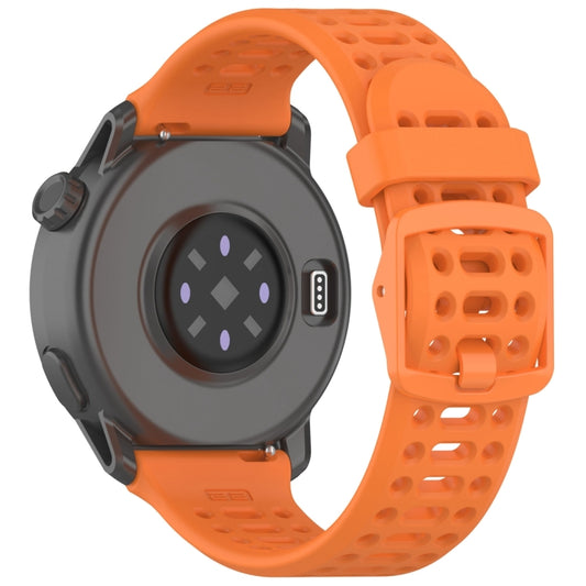 For COROS PACE 3 Color Buckle Liquid Silicone Strap(Orange) by bashfashion