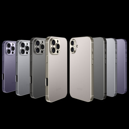 For iPhone 16 Plus GKK AG Craft Skin Feel Full Coverage Phone Case(Mountain Gray) by GKK