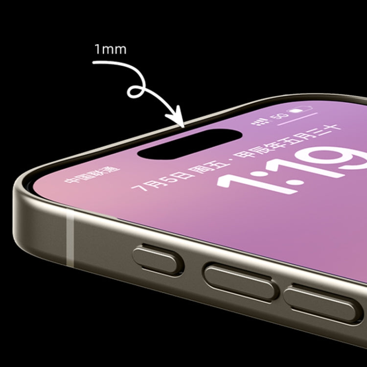 For iPhone 16 GKK AG Craft Skin Feel Full Coverage Phone Case(Purple) by GKK