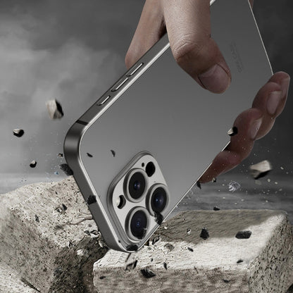 For iPhone 16 GKK AG Craft Skin Feel Full Coverage Phone Case(Black) by GKK