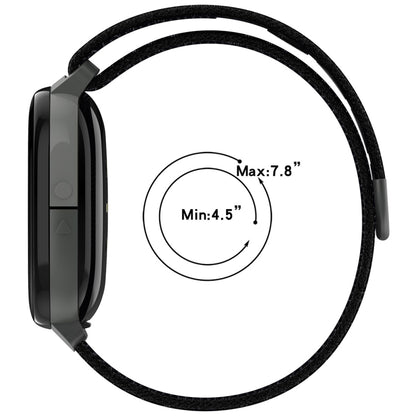 For Fitbit Ace LTE Nylon Loop Watch Band(Sand Pink) by bashfashion