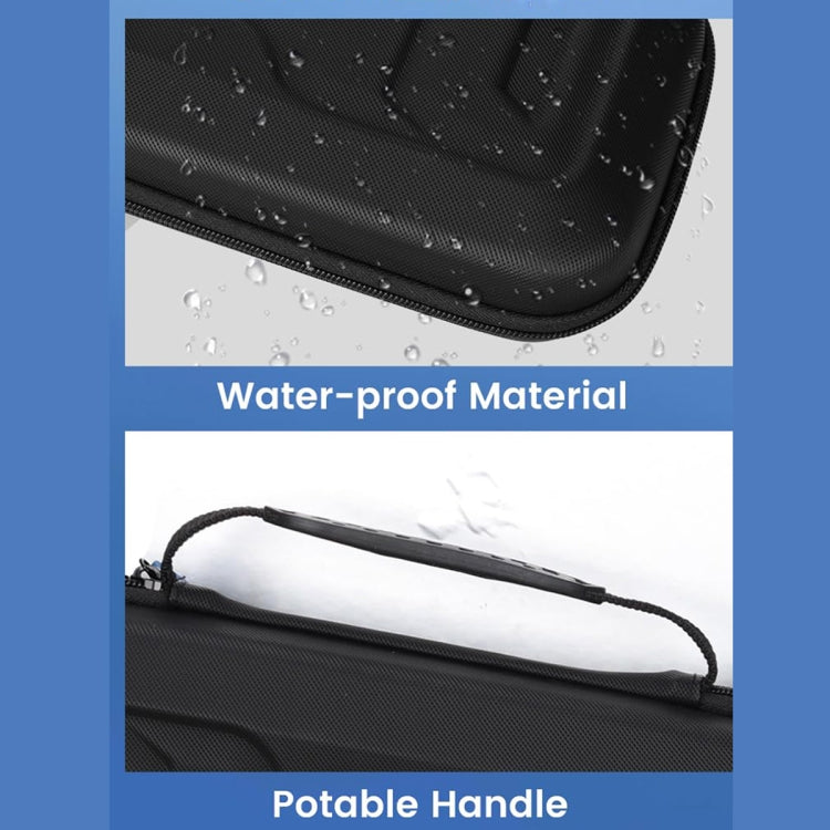 For Sony PlayStation Portal Portable Game Console Storage Bag Kits(Black) by bashfashion