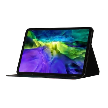 For iPad Pro 11 2025 / 2024 Colored Drawing Pattern Flip Leather Smart Tablet Case(Moonlight Cat)