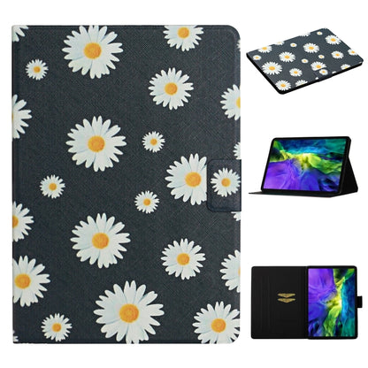 For iPad 2025 / 2022 Flower Pattern Flip Leather Smart Tablet Case(Small Daisies) by bashfashion