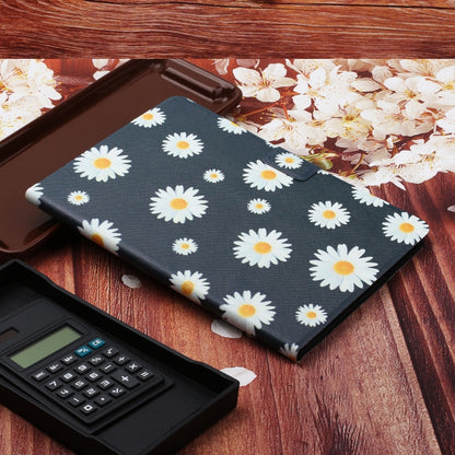 For iPad 2025 / 2022 Flower Pattern Flip Leather Smart Tablet Case(Small Daisies) by bashfashion