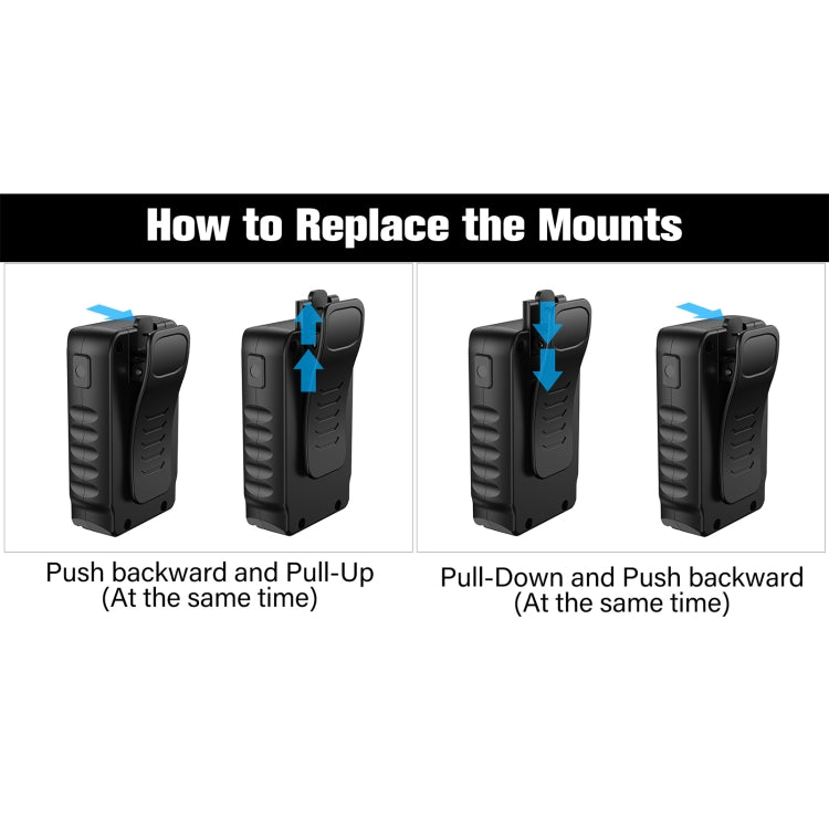 870B 1080P Portable Multifunctional Wearable Camera(Black) by bashfashion