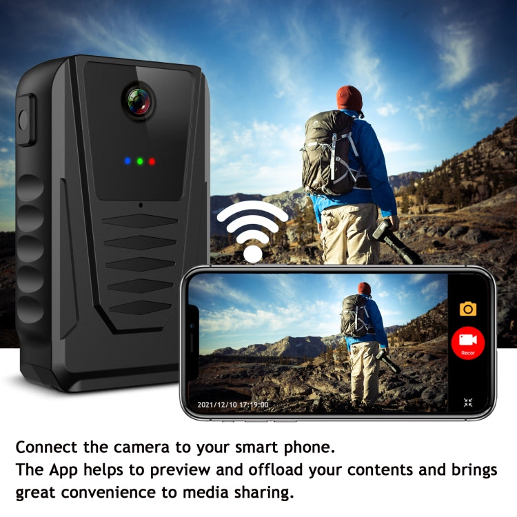 870B 1080P Portable Multifunctional Wearable Camera(Black) by bashfashion