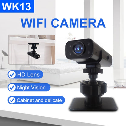 WK13 720P Smart Remote Wifi Camera Supports Infrared Night Vision(Black) by bashfashion