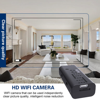 WK13 720P Smart Remote Wifi Camera Supports Infrared Night Vision(Black) by bashfashion