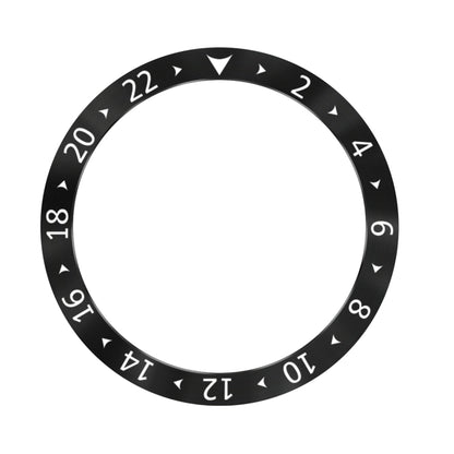 For Samsung Galaxy Watch Ultra 47mm Style C Smart Watch Dial Stainless Steel Bezel Ring Cover(Black) by bashfashion